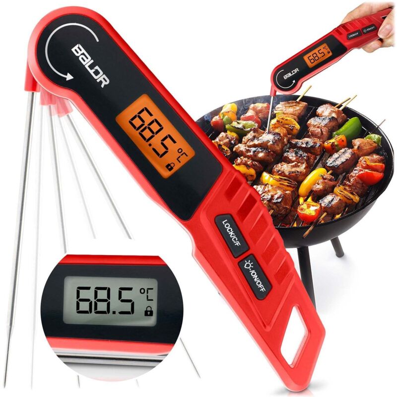 Image of Kitchen thermometer for meat pin probe baldr bd 130
