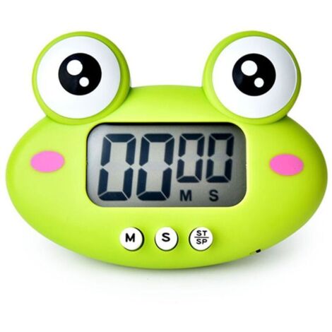Kitchen Timer, Cute Cartoon Animal Countdown Timer, Digital Cooking Timer with Magnetic, LCD Large-Screen Visual Clock, Hangable