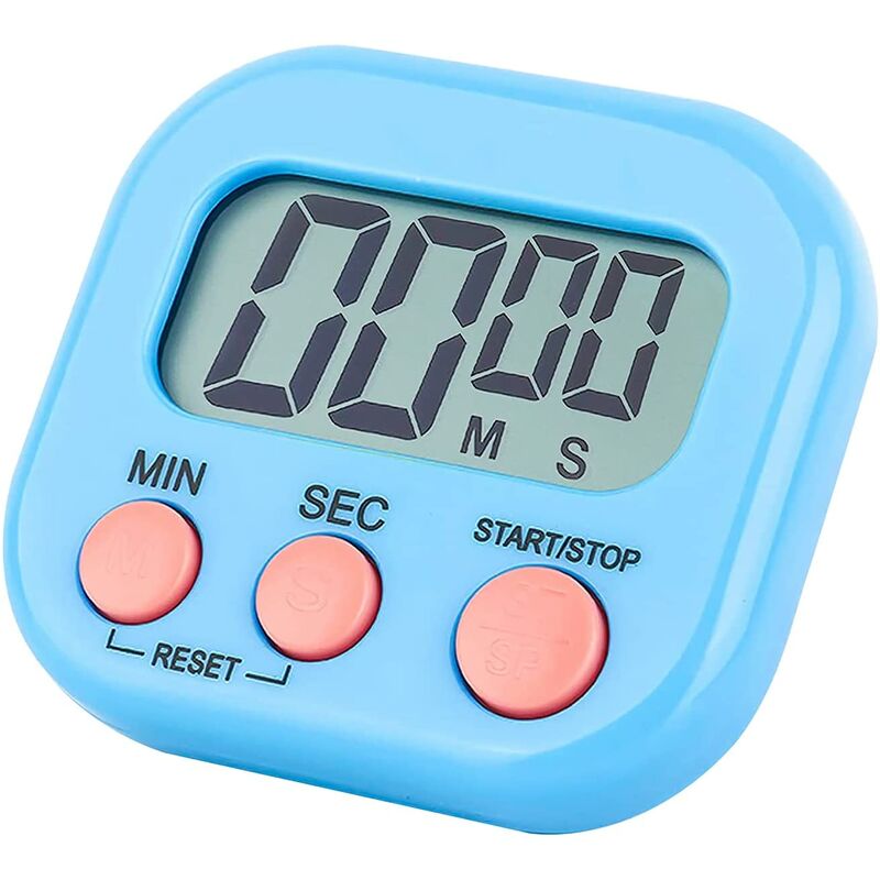 Kitchen Timer, Digital Kitchen Timers Countdown Timer with Sound Alarm, Electronic Kitchen Timer, Blue