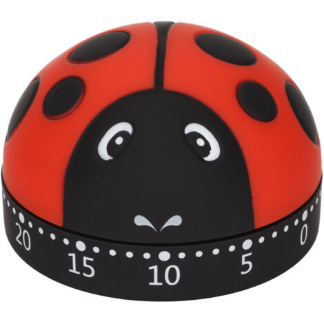 Kitchen Timer Ladybug Look 70db Alert Practical Stainless Steel Cooking Timer for Kitchen Cooking Homework Running