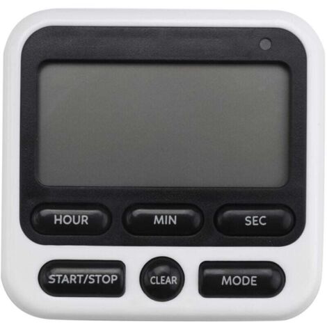 Kitchen Timer, Magnetic with Adjustable Sound Alarm