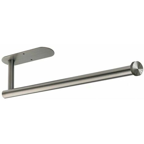Kitchen Towel Holder, Paper Towels Bulk - Self Adhesive Under Cabinet, Available in Adhesive and Screw Two, Stainless Steel, Silver Color