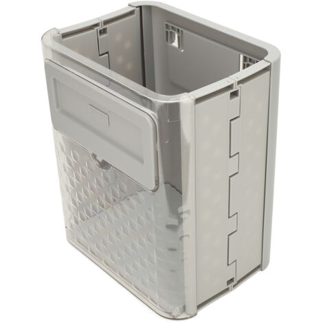 Kitchen Trash Can 2.4 Gallons Foldable Hanging Garbage Bin Multifunctional Wall Mounted Waste Bin for RV Office Bathroom
