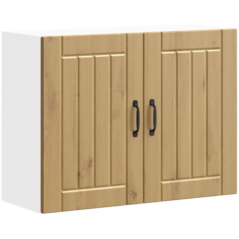 Kitchen Wall Cabinet Lucca Artisan Oak Engineered Wood Vidaxl