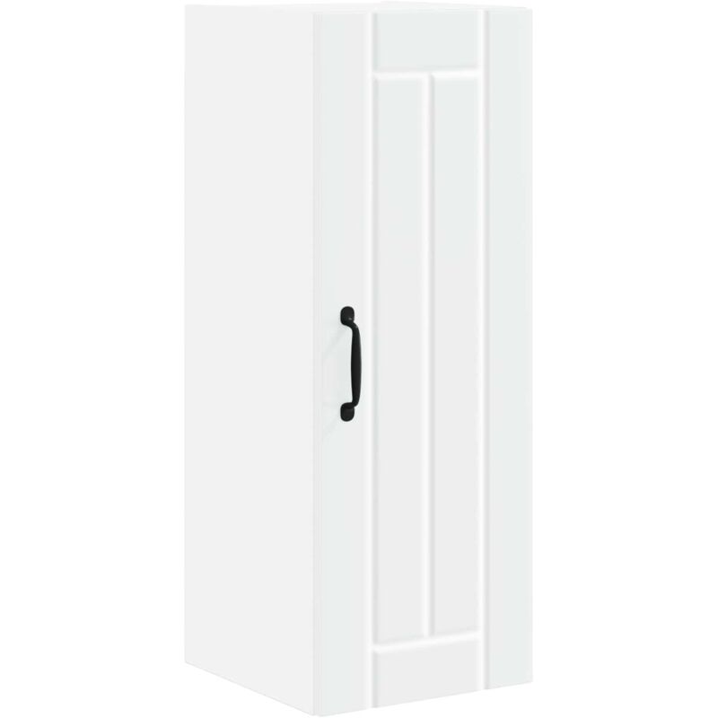 Kitchen Wall Cabinet Wall-mounted Lucca White 30 x 31 x 80 cm vidaXL