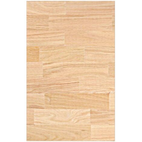 Kitchen Worktop 40x63.5x4 cm Solid Wood Oak Rectangular vidaXL