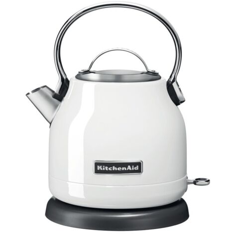 KitchenAid 5KEK1222 Hervidor de agua clásico, 1,25 litros, blanco