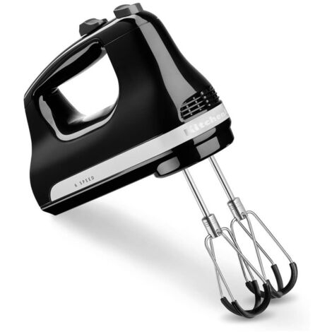 KitchenAid 6 Speed Hand Mixer Flex Edge Onyx Black