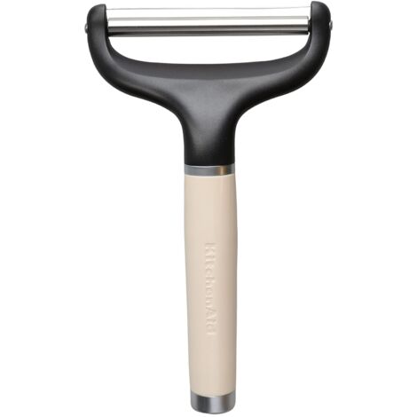 KitchenAid Affetta formaggio di acciaio inox con impugnatura ergonomica, beige scuro