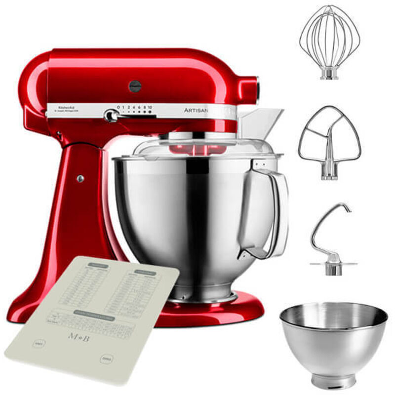 Kitchenaid - Artisan Mixer 185 Candy Apple with free Gift