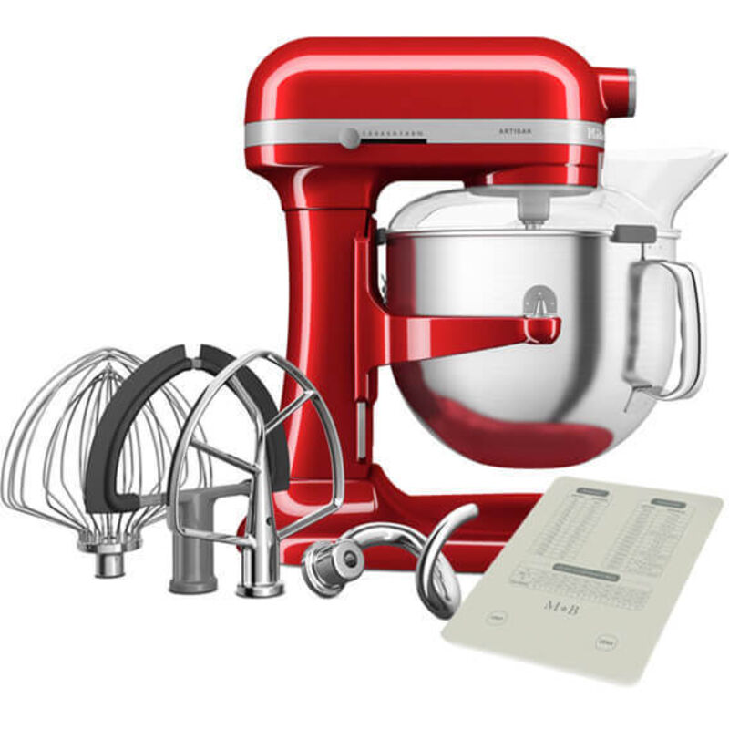 Kitchenaid - Artisan Candy Apple 6.6L Bowl Lift Food Mixer With free Gift