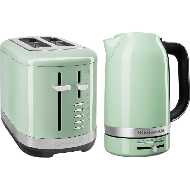 Kitchenaid - Breakfast Suite Pistachio 1.7L Kettle and 2 Slice Toaster Set