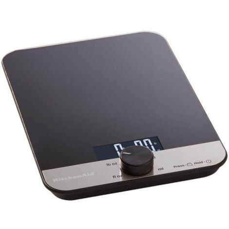 KitchenAid Dry & Liquid Digital Glass Top Kitchen Scales