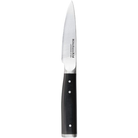 Kitchenaid Gourmet Coltello per Sbucciare da 9 cm / 3½ Pollici, Acciaio Giapponese Affilato Ad alto Tenore di Carbonio
