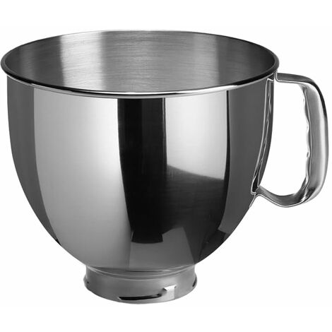 KitchenAid K5THSBP Ciotola, Accessorio per Robot da Cucina KitchenAid, 4.8 L - Acciaio lucidato