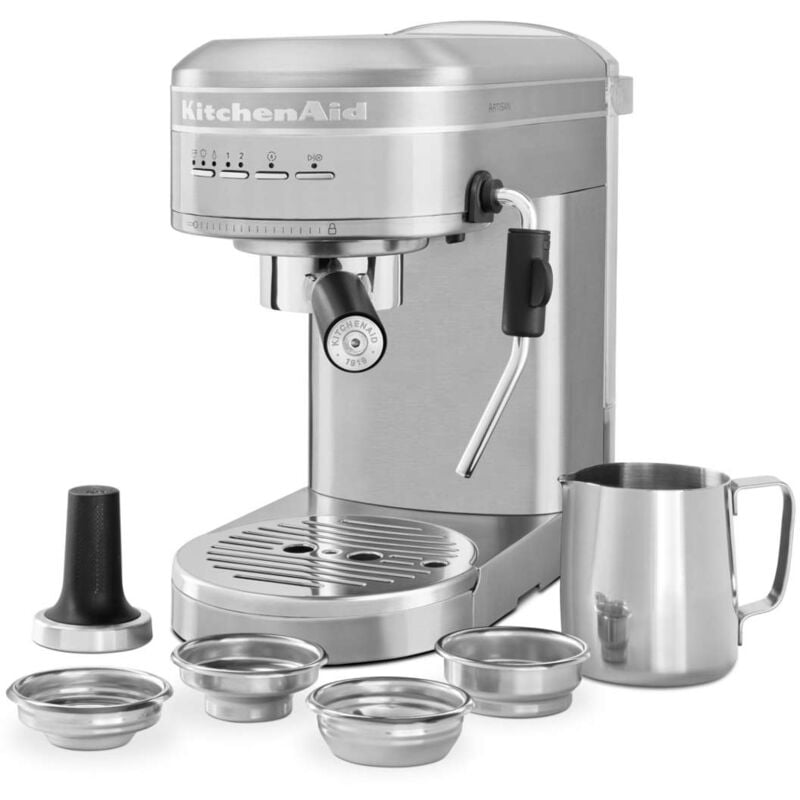 Machine à café à levier Artisan, inox 5KES6503ESX - Kitchenaid