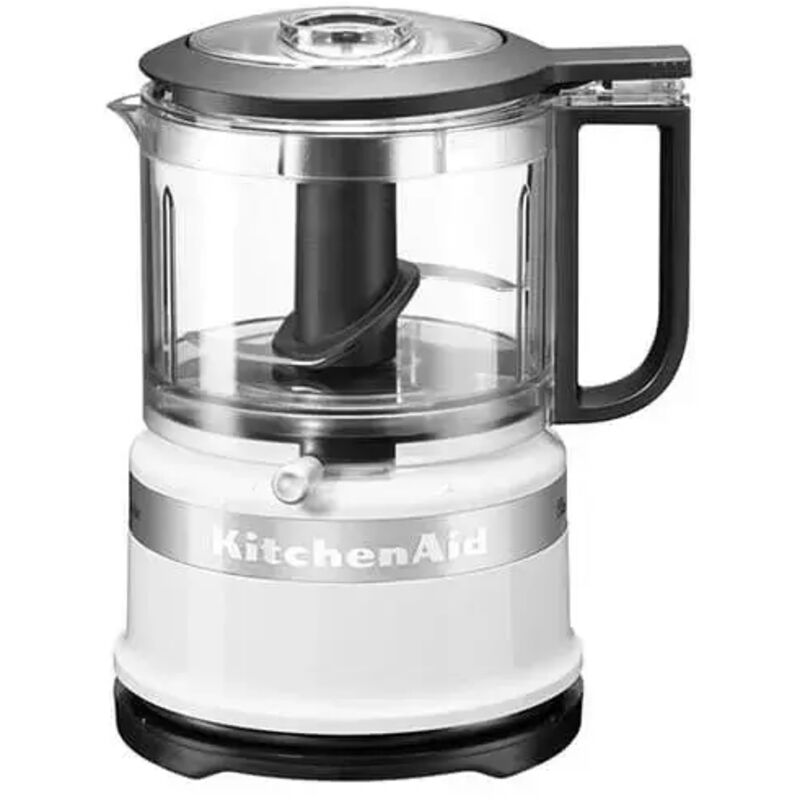 Kitchenaid - 830ml White Mini Food Chopper - Stainless steel