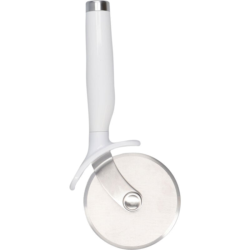 Pizza wheel, stainless steel pizza cutter and slicer – white - Kitchenaid