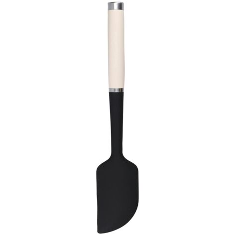 KitchenAid Spatola Raschietto da Cucina in Silicone, Leccapentole, Color Crema
