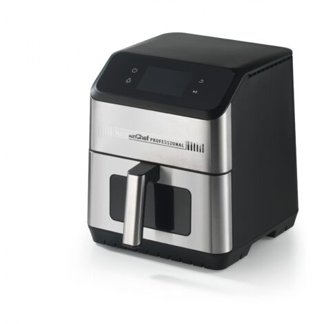 Kitchenchef – Friteuse sans huile 7L 1800W – Écran tactile – 12 programmes automatiques – Cuisson rapide et homogène – Wi-Fi pour recettes en ligne - CUVE 7 L