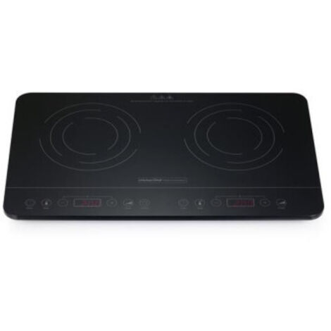 KITCHENCHEF Plaque Induction 2 Foyers 3500W Timer 180 min