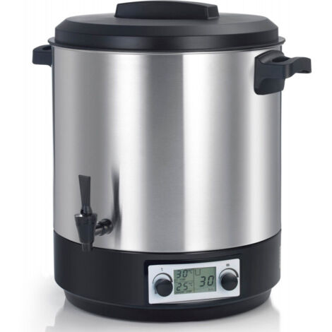 Kitchenchef – Stérilisateur inox 31L 2000W – Thermostat réglable – Minuterie automatique 180 min – Sécurité anti-surchauffe – KCPST31LCDIX