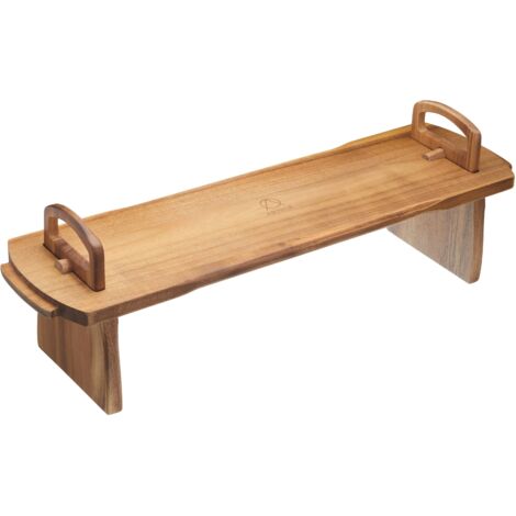 KitchenCraft Artesà Table de Cuisine Plateforme de Bois de Acacia Décoratif 52cm x 15cm x 17cm