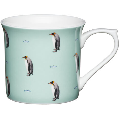 KitchenCraft China - Riffelbecher (300 ml), Pinguin  Design