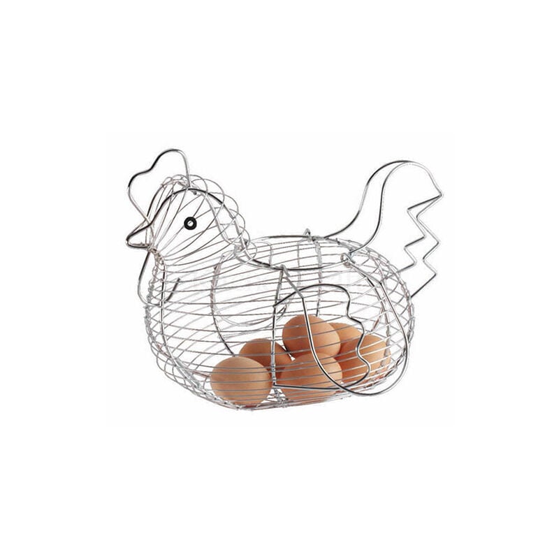 Image of Kitchencraft - Chrome Plated Wire Large Chicken Basket, 30 x 25cm