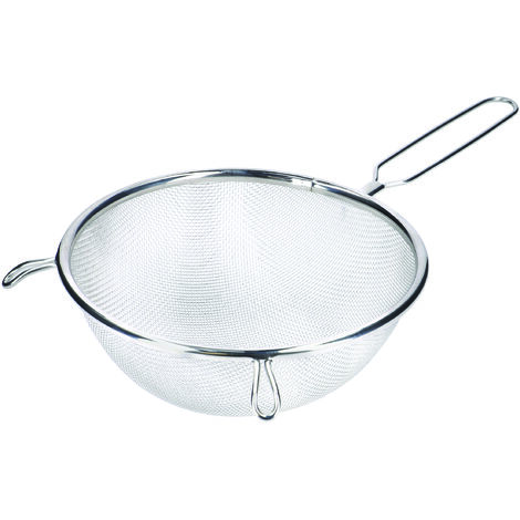 KitchenCraft Doppelgriff-Edelstahlsieb 18 cm
