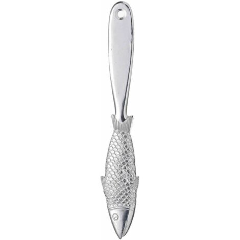 KitchenCraft - Fischschupper, Aluminium, Silber, 22 cm
