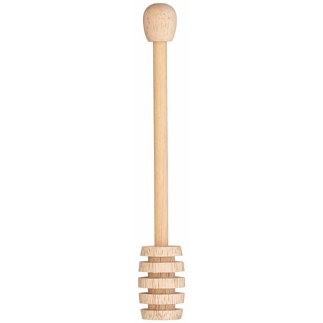 KitchenCraft Honiglöffel oder Honigstäbchen of Holz Natur, 16 cm