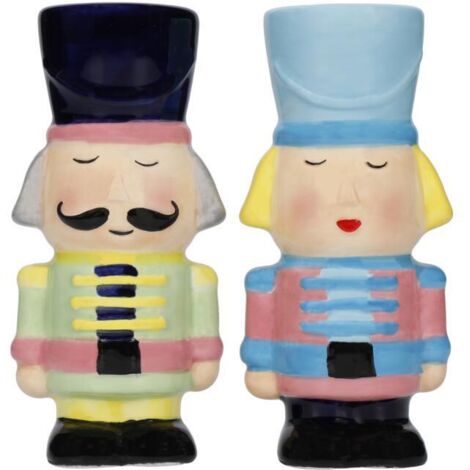 KitchenCraft KCXMNUTSNP - de Salz- und Pfefferset de Keramik, 2 Stück, de Geschenkbox, gemischt