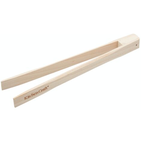KitchenCraft KitchenCraft Toastzange Holz de Buche, 25 cm - Beige