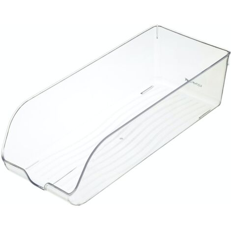 KitchenCraft Kühlschranksichere Aufbewahrungsbox für Getränkedosen aus Kunststoff, 34,5 x 14 x 9,5 cm (13,5" x 5,5" x 3,5") - Transparent
