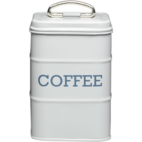 KitchenCraft Living Nostalgia, contenitore per caffè, 11 x 17 cm - Grigio francese