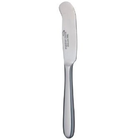 KitchenCraft Masterclass Butter Knife of Stainless Steel, 16.x 2x 0.5 cm - Silver Plated