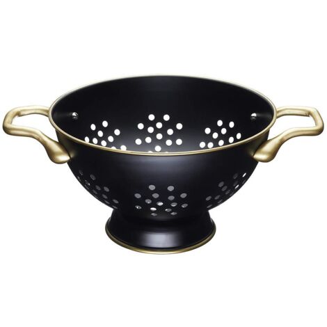 KitchenCraft MasterClass colino di acciaio inox, nero opaco, effetto rame, design elegante e classico