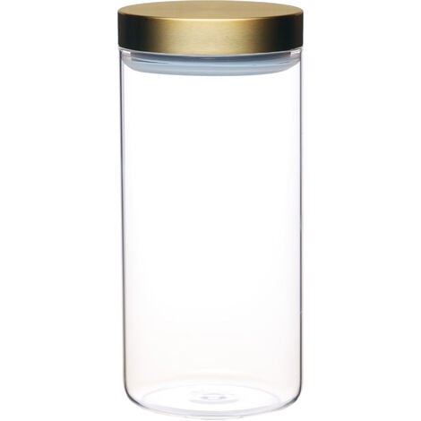 Lot de 3 bocaux de conservation en verre avec couvercle Argenté -  transparent - Prix en Algérie