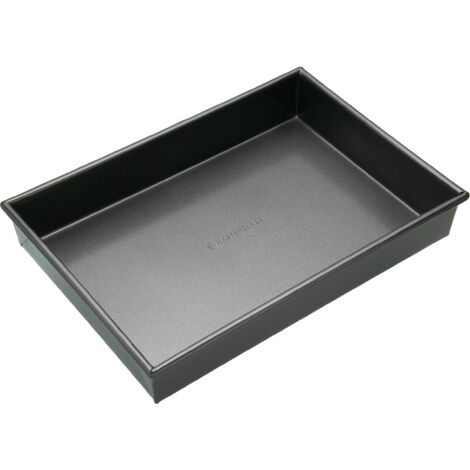 KitchenCraft MasterClass Plateau de cuisson deCarbon Steel Non-Stick BPA Free de 35 x 24 cm