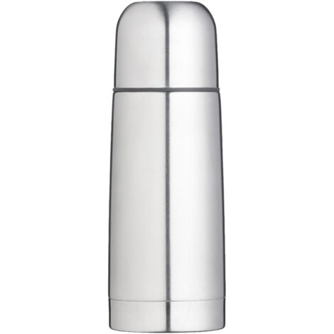 KitchenCraft MasterClass Thermos en acier inoxydable, conserve la température des aliments et des boissons, froids et chauds, argent, 300 ml