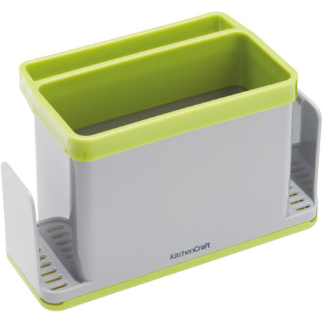 KitchenCraft organizerbox 19,5 x 9 x 12 cm grau/grün