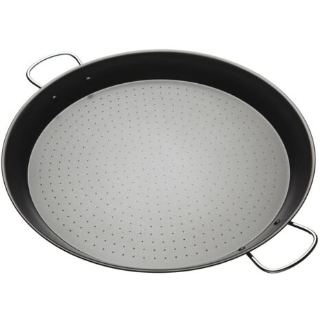 KitchenCraft Padella per Paella, Carbonio, Nero, 46 cm