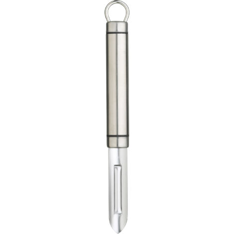 KitchenCraft Professional - Éplucheur de pommes de terre et de légumes, lame fixe, argent, 20.5 cm