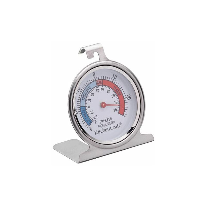 KitchenCraft Stainless Steel Fridge Thermometer 7.5cm