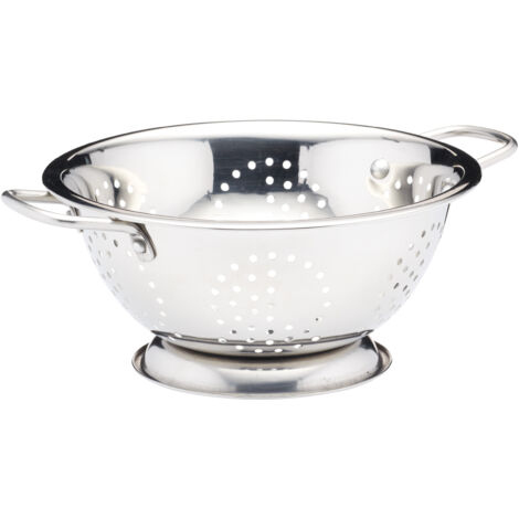 KitchenCraftKitchenCraft Sieb, Abtropfsieb, Edelstahl, Doppelgriff, 24 cm
