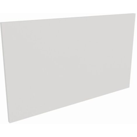 CUISIBANE Kitchenette K17L - 140 cm avec plan monobloc et emplacement frigo top-Blanc-Nero-évier à gauche