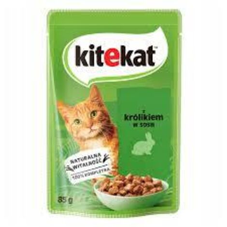 KITEKAT Katzenfutter Kaninchen 85g Marsbeutel