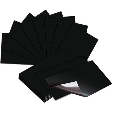 Kits d'autocollants décoratifs en PVC pour vitres de voiture, métallisés, garage, D--