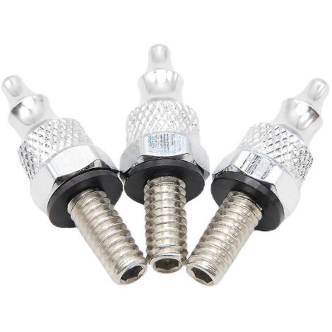 Kits de boulons de fixation de pare-brise de moto noir/chrome pour Harley Touring Street Electra Glide Tour Glide Ultra Glide 1996-2013--